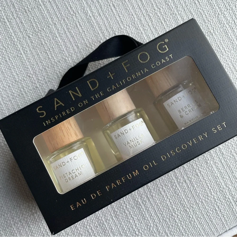 Sand & Fog fragrance Oil rollers discovery Set